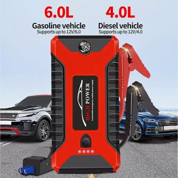 1000A 12V Car Jump Starter Pack Booster Battery Charger Emergency Power Bank UK