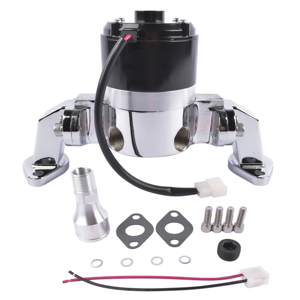 Chrome High Performance Aluminum Electric Water Pump for BBC Big Block Chevy 396 427 454 V8 Engines 8020C