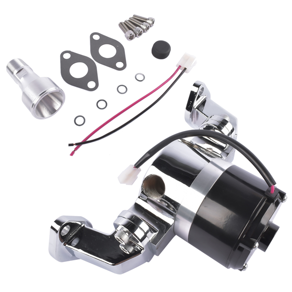 Chrome High Performance Aluminum Electric Water Pump for BBC Big Block Chevy 396 427 454 V8 Engines 8020C