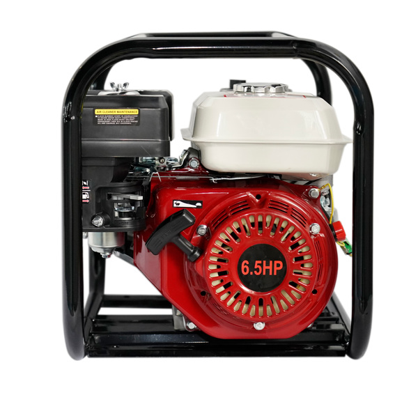 Manual 6.5HP 4-Stroke 2 Inch Gas Water Pump Semi-Trash Water Pump Transfer Pump 158GPM 212CC Garden Irrigation 4.8KW