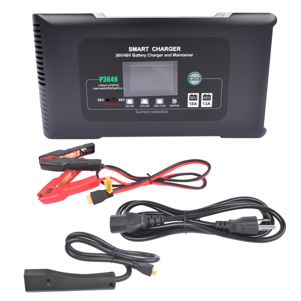 48V 13A & 36V 18A Smart Battery Charger For Golf Cart Club Car EZGO TXT RXV