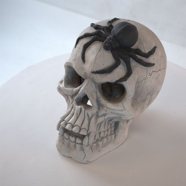 Demon Skull,Suitable for Outdoor Fireplace and Fire Pit, Halloween Decoration 