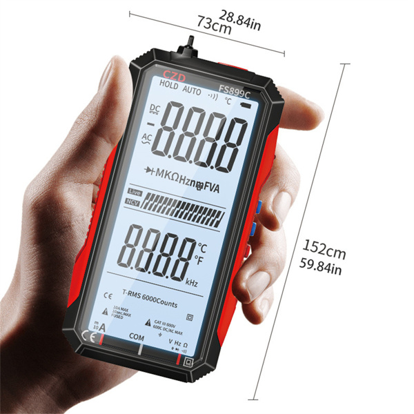 Charging Large Screen High-precision Digital Multimeter, Fully Automatic Intelligent Multifunctional Multimeter