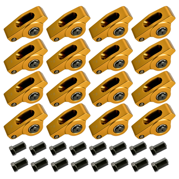 Aluminum Roller Rocker Arms Set 1.6 Ratio 3/8" for Chevy Small Block Gen I 350