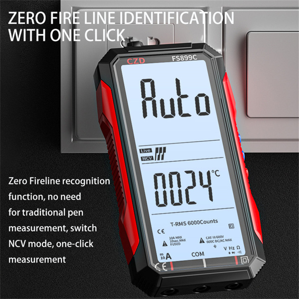 Charging Large Screen High-precision Digital Multimeter, Fully Automatic Intelligent Multifunctional Multimeter