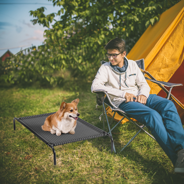 43"D x 26"W x 8"H outdoor pet bed