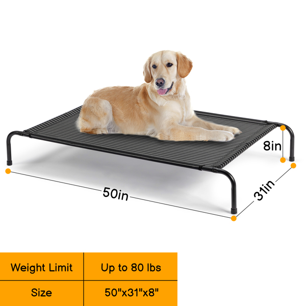 50"D x 31"W x 8"H Dog Bed