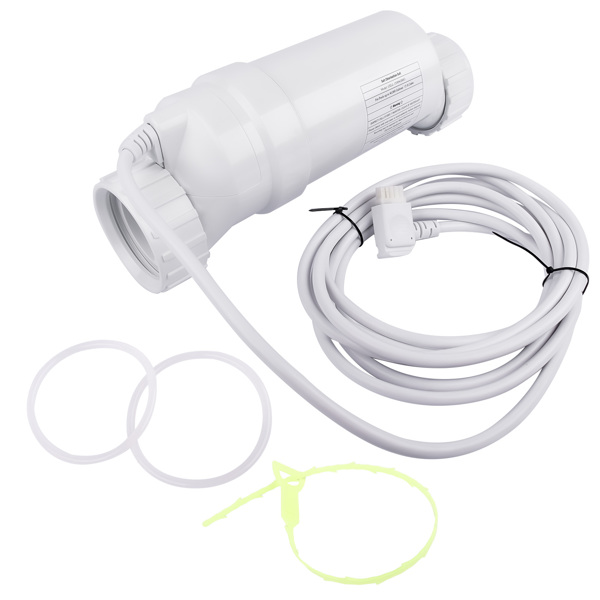 Complete Salt Cell Pool Chlorination System 40K Gallons with 15' Cord W3T-CELL-15