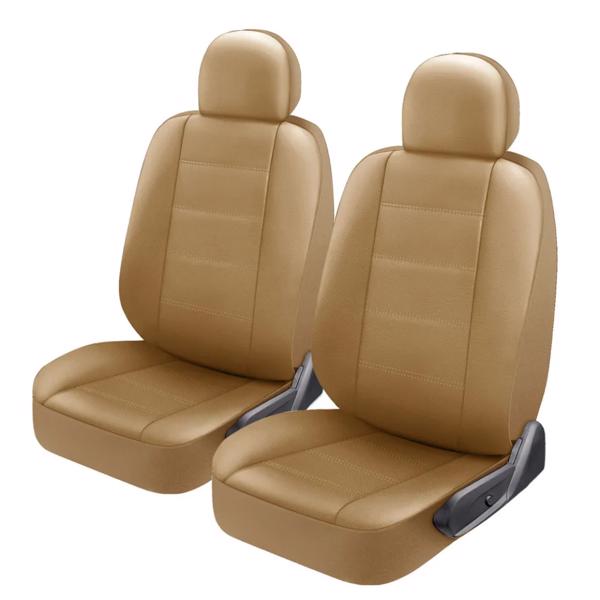 Leather Car Seat Covers Full Set 5-Seats Front Rear Protector Cushion For TOYOTA