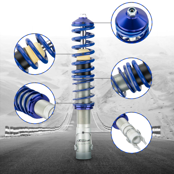 Coilovers Kit Coil Spring Struts Shocks Suspension For VW MK2 / MK3 Golf & Jetta C2408230025