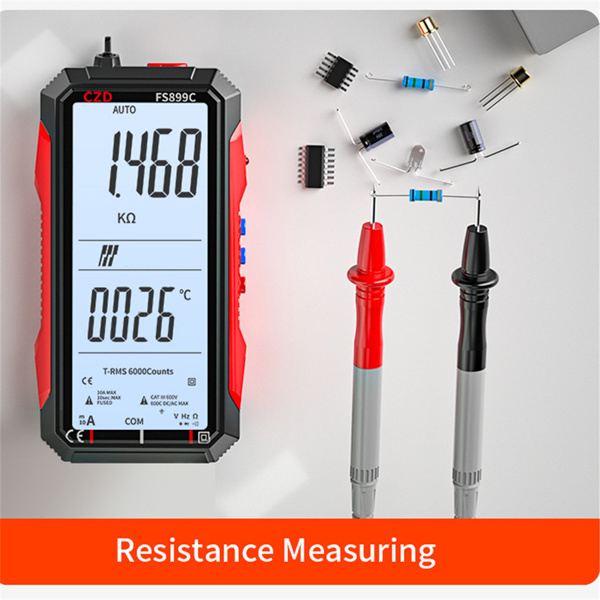 Charging Large Screen High-precision Digital Multimeter, Fully Automatic Intelligent Multifunctional Multimeter