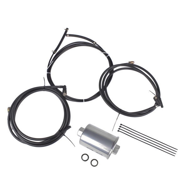 Supply Return & Vapor Nylon Fuel Lines Kit Tank To Mid for Chevy GMC C/K Classic 2500 3500 1998-2000 NFR0011 FL-GM22C-V