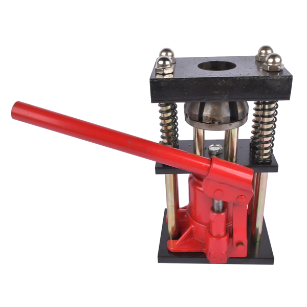 Manual Hydraulic Bottle Jack Hose Crimper - 6 Tons 6 Teeth for Crimping 0.51”-0.79” (13-20 mm) PVC Rubber Hose