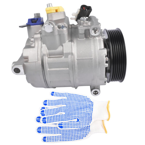 A/C Air Conditioner Compressor with Clutch for Land Rover Range Rover 2006-2009  LR015151