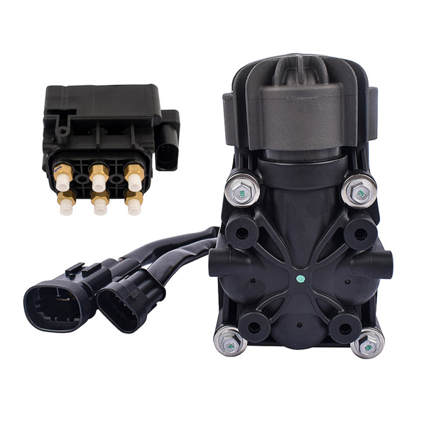 Air Suspension Compressor + Solenoid Valve Block Set For Hyundai Equus 5.0L V8 GAS DOHC 2011-2016 55881-3M000