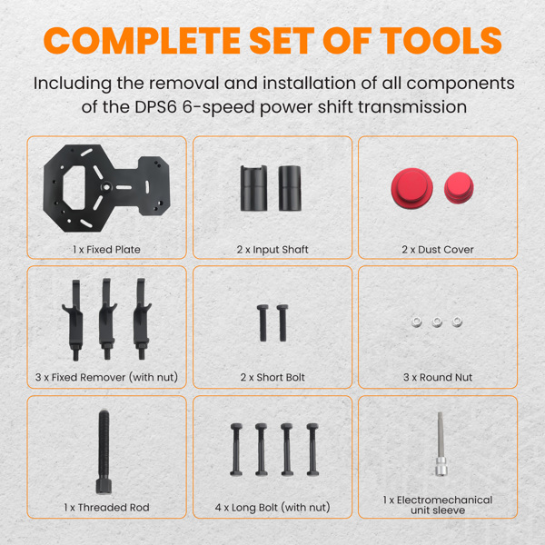 Double Clutch Dry DPS6 Transmission Installer& Remover Fit Ford Volvo Focus New