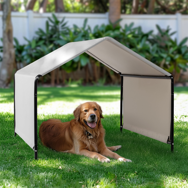 4*4*3.3FT  Dog Tent Grey