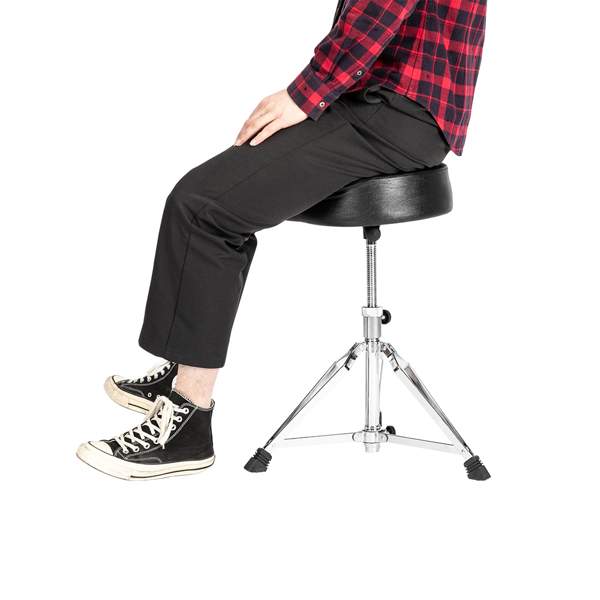 Glarry Swivel Liftable Oversized Saddle Throne Super Thick Sponge Overweight 180Kg Drum Stool 【Replacement: 8244393】