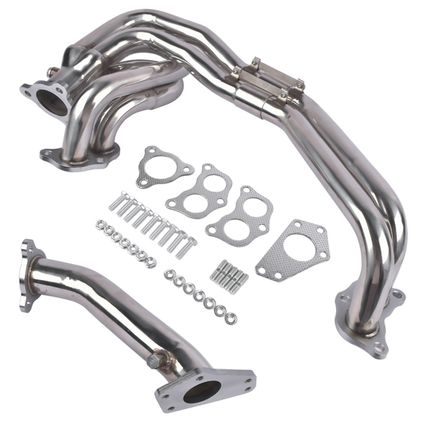 Stainless Exhaust manifold Header Kit for Subaru Impreza WRX / STI EJ205 EJ255 2002-2006