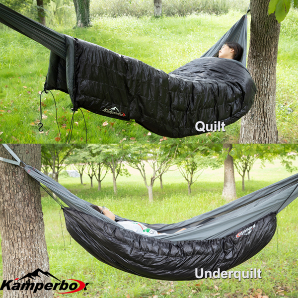 Kamperbox Outdoor Camping Underquilt Sleeping Bag Hybrid Filling Sleeping Bag Quilt Blanket Hybrid Sleeping Bag Hammock Underquilt Camping Quilt