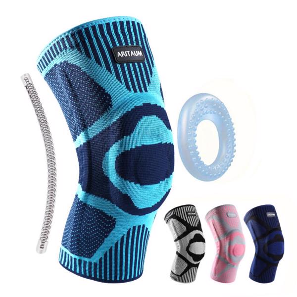 Knee Braces for Knee Pain Relief, Compression Knee Sleeves with Patella Gel Pad & Side Stabilizers, Knee Support for Weightlifting, Running, Workout, Arthritis, Meniscus Tear, Men Women.