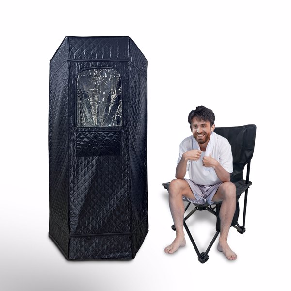 Sauna Box XL Portable Sauna Portable Sauna for Home with 4L Steam Generator Equipped with Remote Control Saunabox Sauna Chair Suitable for at Home Spa Relax Muscles and Relieve Pain