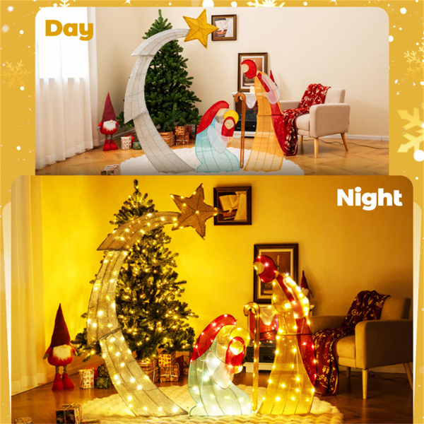 5 ft Christmas decorations with LED lights