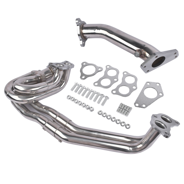 Stainless Exhaust manifold Header Kit for Subaru Impreza WRX / STI EJ205 EJ255 2002-2006