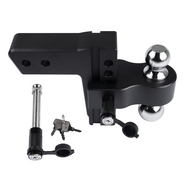 Trailer Hitch Ball Mount Fits 2.5-Inch Receiver, 2-Inch and 2-5/16-Inch Balls