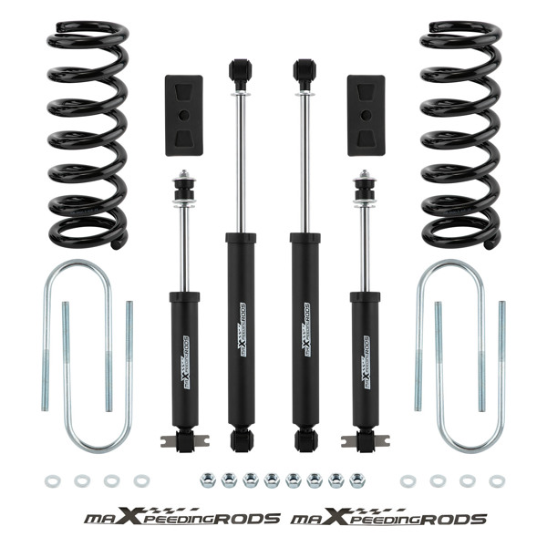 3" Suspension Lift Kit For Dodge Ram 1500 2WD 2002-2005 Coil Springs + Shocks