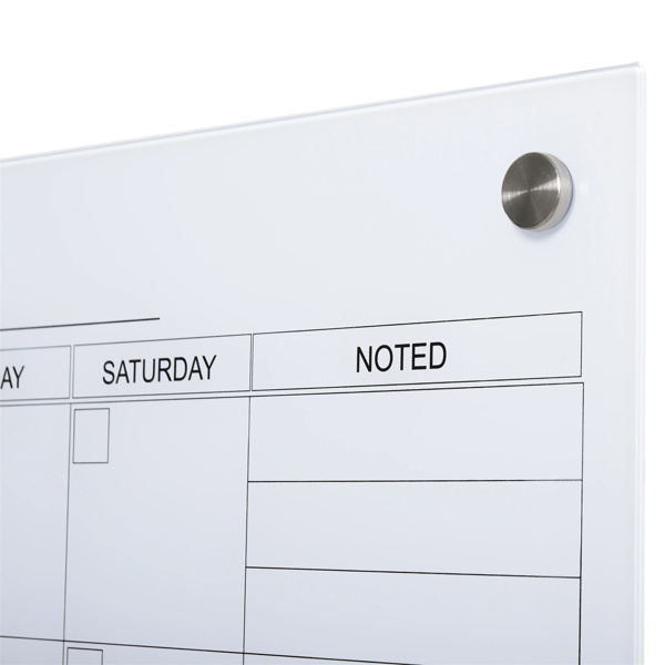 35 "x23" Calendar Planner Dry Wipe Wall Calendar with 4 Marks and 1 Eraser