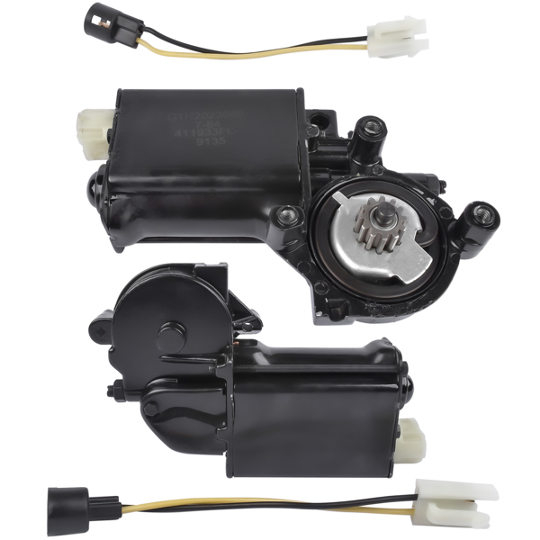 Pair Window Regulator Motor Set Left & Right for Chevrolet Corvette 76-82 Camaro Impala Pontiac Firebird GMC 22048629 22048341