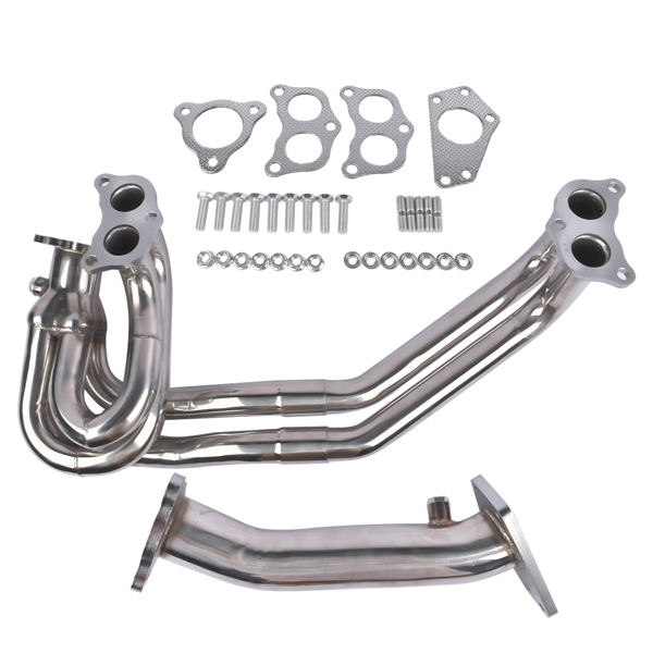 Stainless Exhaust manifold Header Kit for Subaru Impreza WRX / STI EJ205 EJ255 2002-2006