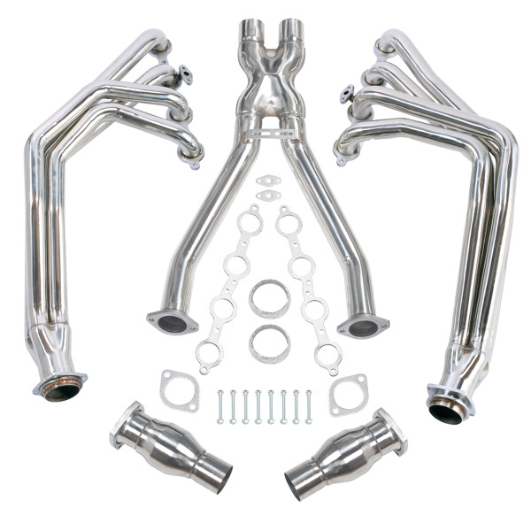 Exhaust Header for Corvette 97-04 5.7 V8 Long Tube 1-7/8"MT001001(Ban the sale of Amazon)(No support for returns without reason)