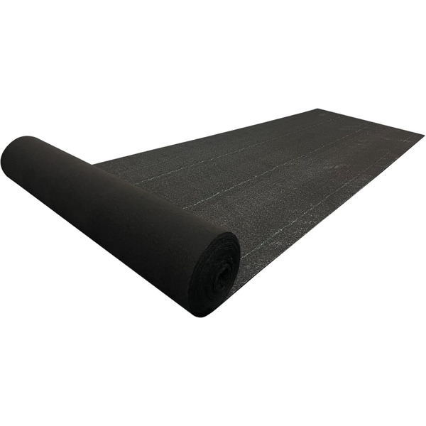 Weed Barrier Landscape Fabric Heavy Duty，Weed Block Gardening Ground Cover Mat, Weed Control Garden Cloth ，Woven Geotextile Fabric for Underlayment，Commercial Driveway Fabric-3FT*300FT(Roll up)