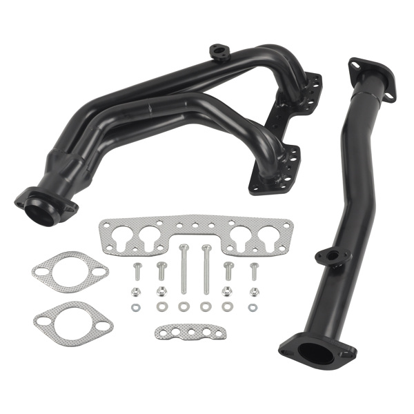 Black Performance Exhaust Header System For 90-95 Toyota Pickup/4-Runner 2.4L 22RE 4WD MT001093  (Ban sale on Temu & Amazon)(No support for unconditional return)