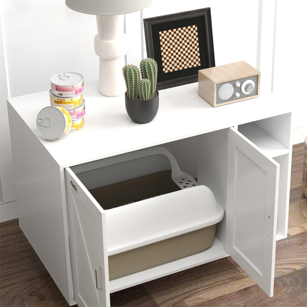 Cat Litter Box Enclosure End Side Table 