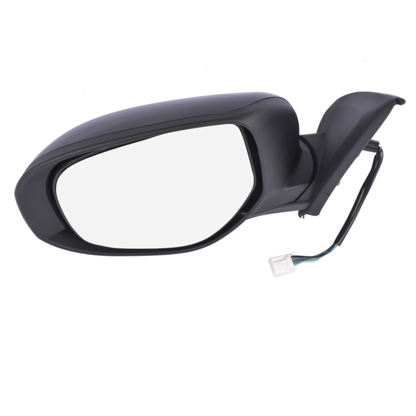 Black Left Side Door Door Mirror for Mitsubishi Outlander 2014-2019 7632B353