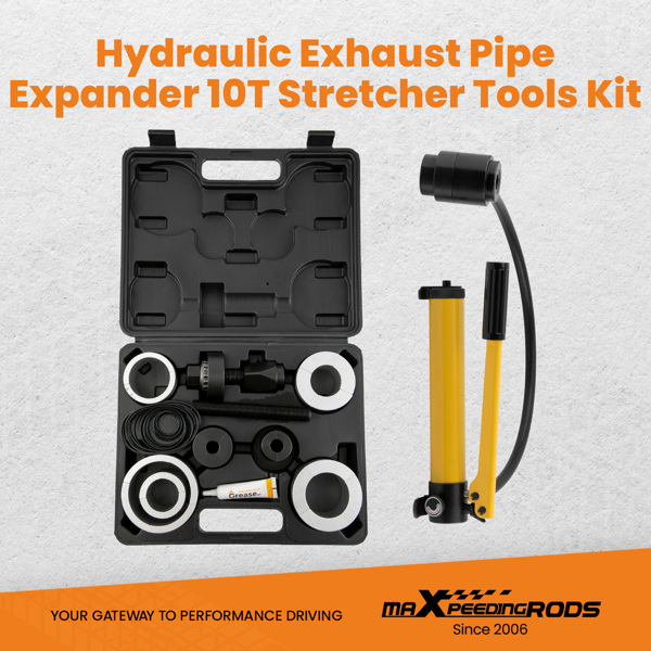 Hydraulic Exhaust Pipe Expander 10T Stretcher Tools Kit 1 5/8" To 4 1/4" 78835