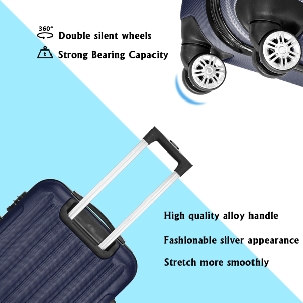 Lightweight 28in Hard Shell Travel Carry On Hand Cabin Luggage Suitcase, Approved for Ryanair Priority, British Airways