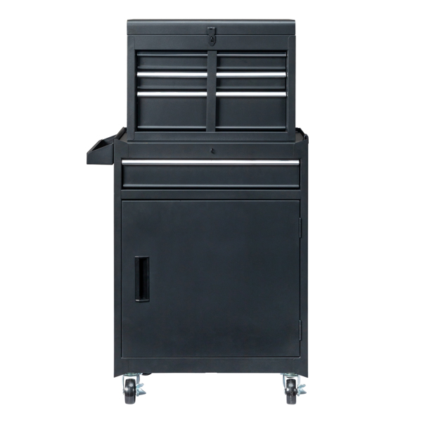 4 Drawstring Cabinet Steel Black Lock 330lb Instrument Cart Storage Room