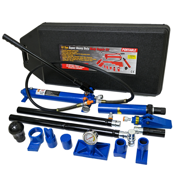 10 Tons of Portable Hydraulic Equipment Components-BLUE 