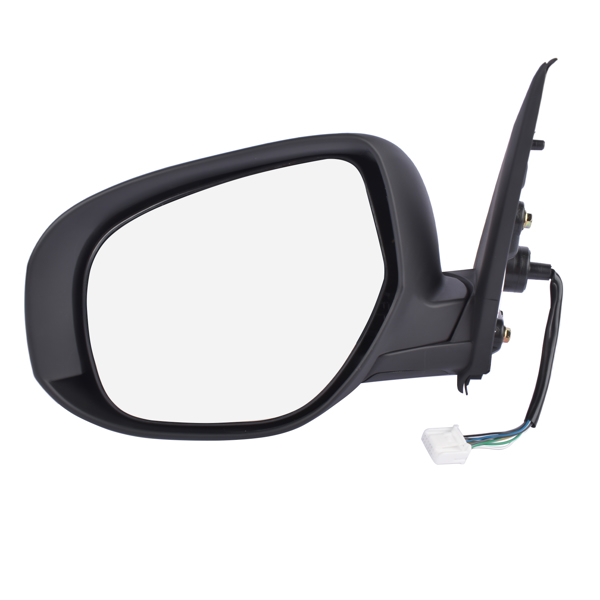 Black Left Side Door Door Mirror for Mitsubishi Outlander 2014-2019 7632B353