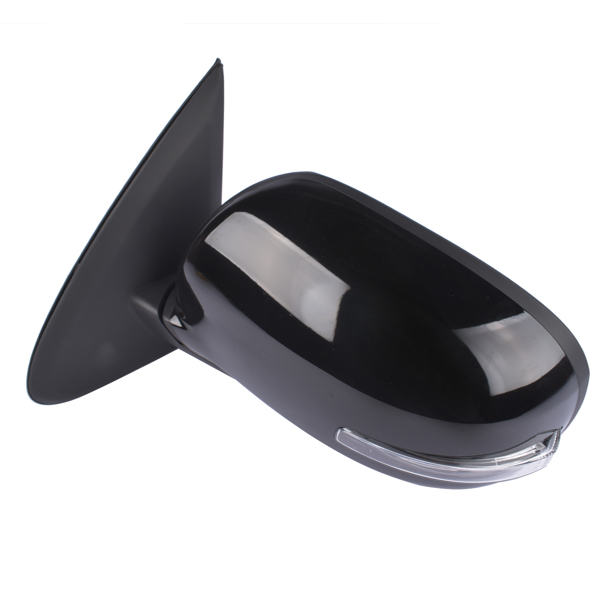 Black Left Side Door Door Mirror for Mitsubishi Outlander 2014-2019 7632B353