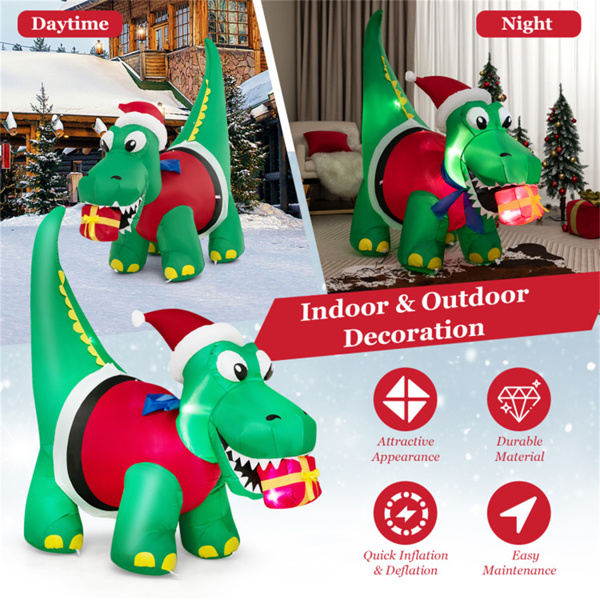 Inflatable Christmas Decoration with LED Lights 