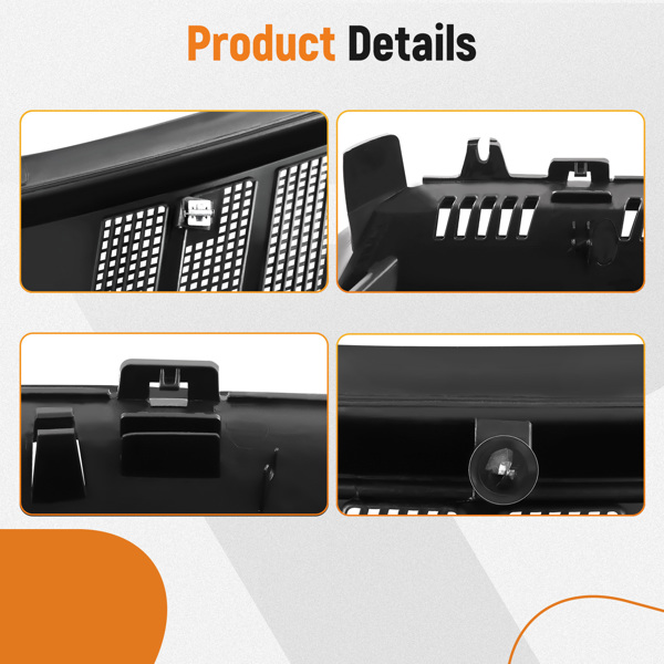 Windshield Wiper Cowl Panel Grille LH & RH for Ford F150 2015-2020 FL3Z15022A69A