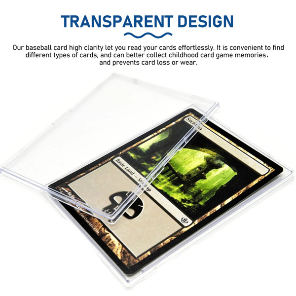 Clear Trading Sleeves Card Protector Holder baseball card