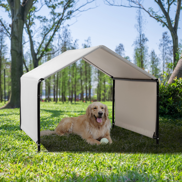 4*4*3.3FT  Dog Tent Grey