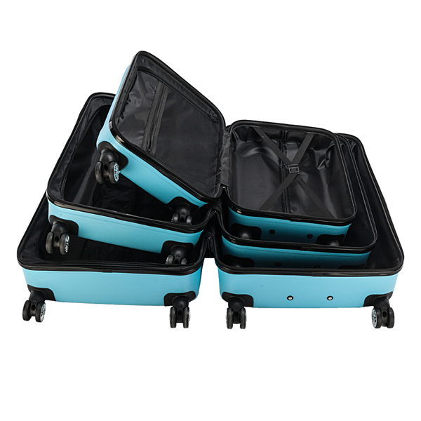 3-in-1 Multifunctional Large Capacity Traveling Storage Suitcase Blue