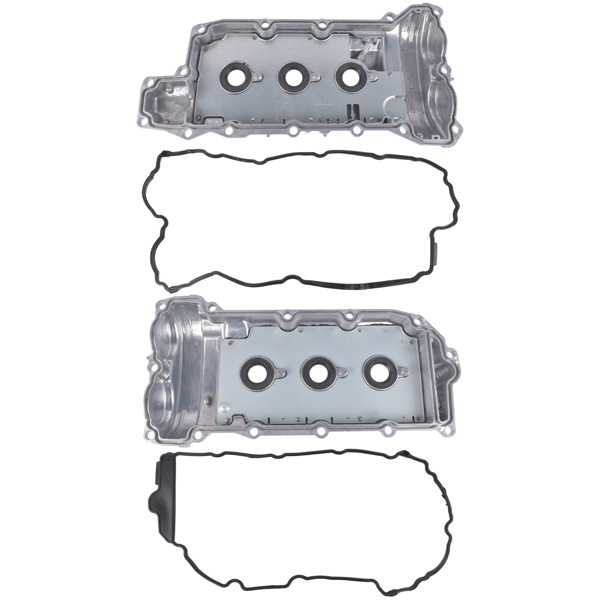 Set of 2 Engine Valve Cover Assembly Kit For Chevy Impala GMC Terrain 3.0L 3.6L 12647772 12583385